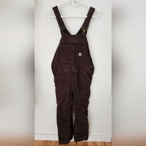 Womens Loose Fit Bib Overalls